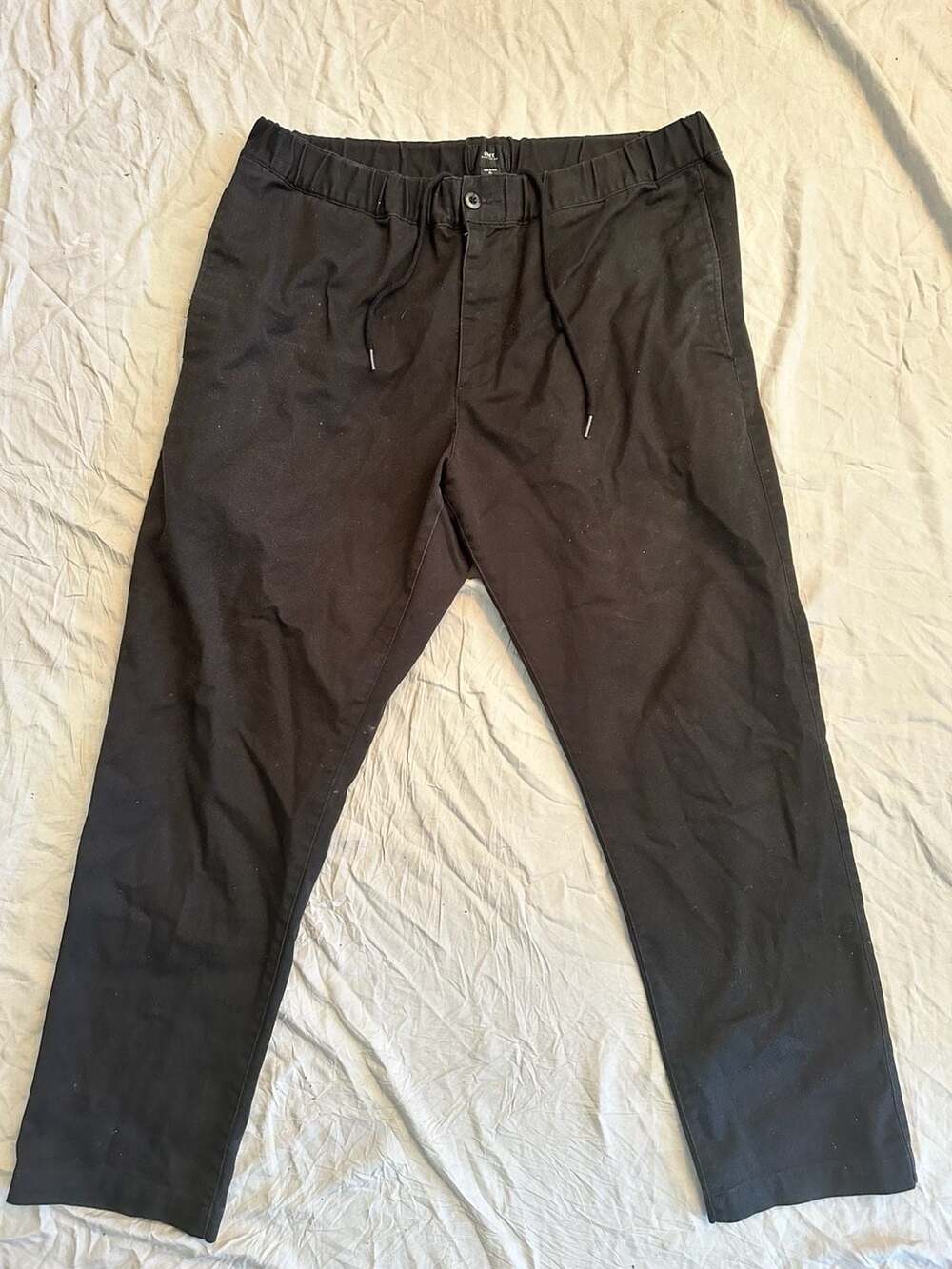 Obey Ludlow Elastic Waist Pants Black Size XL